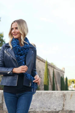 Navy Blue Leather Biker Jacket -MIDI Clothing Shop 2812581c04907f6cb7e12ba56e7965e0f9a12290 1