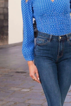 Mid Blue Sculpting Skinny Jeans -MIDI Clothing Shop a575db7d6523372b63a67acbb999ebf4b2f55447