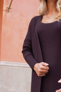 Chocolate Brown Longline Button Front Cardigan 17 Chocolate Brown Longline Button Front Cardigan -MIDI Clothing Shop aa55e1e44f171fcb68fb933f979b39531681a8d3