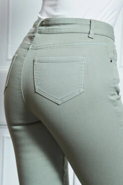 Sage Green Perfect Skinny Jeans -MIDI Clothing Shop s105 s20ed002gn 048