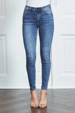 Grace Mid Blue Skinny Jeans -MIDI Clothing Shop s13 a19bd004io0005 009