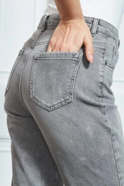 Mid Grey Slim Leg Mom Jeans 16 Mid Grey Slim Leg Mom Jeans -MIDI Clothing Shop s17 s20bd004gy0003 092
