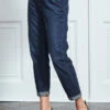 Dark Indigo Girlfriend Jeans 1 Dark Indigo Girlfriend Jeans -MIDI Clothing Shop s21 s20bd008be s21tj20 132