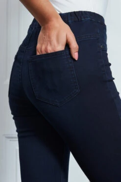 Dark Indigo Blue Perfect Jeggings -MIDI Clothing Shop s26 s21bd016i 030