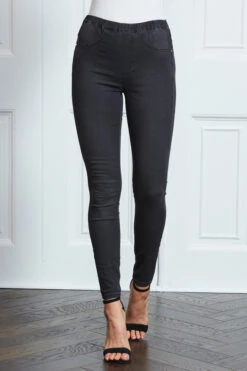 Charcoal Grey Perfect Jeggings -MIDI Clothing Shop s27 s21bd016gy 004