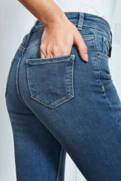 Mid Blue Perfect Skinny Jeans -MIDI Clothing Shop s7 s20bd002be 055