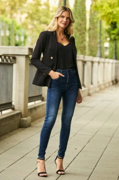 Grace Dark Indigo Skinny Jeans