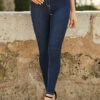 Indigo Blue Ultra-Stretch Comfort Fit Skinny Jeans -MIDI Clothing Shop web 43 a21tw064 a21bd011io 000021