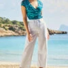 White Denim Culotte Jeans -MIDI Clothing Shop web 113 s21tj154pt0001 s22bd020we0001 093 1