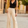 Ecru Cropped Wide Leg Jeans -MIDI Clothing Shop web 2303 043 s23bd029eu0001 s22tj153bk0001 s23od005be0010 043 598
