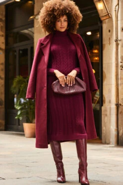 Burgundy Premium Longline Wool Mix Coat 13 Burgundy Premium Longline Wool Mix Coat -MIDI Clothing Shop web 2307 01 a22dk650rd0011 a23ow053rd0011 01 282 1