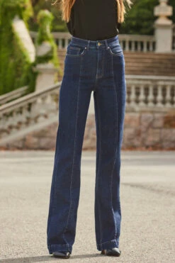 Dark Indigo Wide Leg Pintuck Jeans 13 Dark Indigo Wide Leg Pintuck Jeans -MIDI Clothing Shop web 2309 18 a23tk211oe0008 a22bl004bk0001 18 212