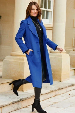 Blue Longline Coat 9 Blue Longline Coat -MIDI Clothing Shop web 29 a22ow032be0001 s23bp002bk0001 307 rt