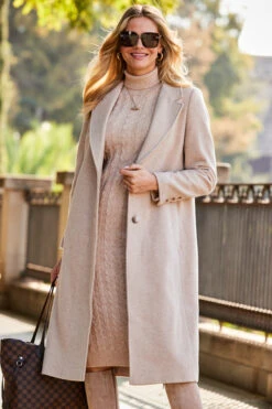 Oatmeal Premium Longline Wool Mix Coat -MIDI Clothing Shop web 31 a22dk650nl0003 a22ow018bn0002 a22ow019nl0003 a22fw010bn0003 058 1 1
