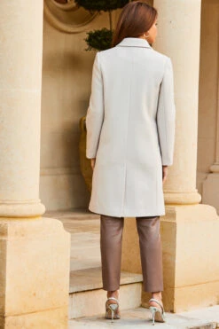 Ecru Double Breasted Coat -MIDI Clothing Shop web 31 s23tk624nl0001 s23ow016eu0001 a22bl020bn0003 142