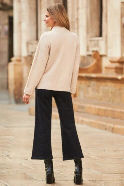 Cream Metallic Turtleneck Cable Detail Jumper 11 Cream Metallic Turtleneck Cable Detail Jumper -MIDI Clothing Shop web 50 a22bd022bk0001 a22tk560nl0003 222 1