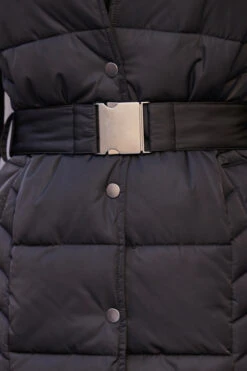 Black Faux Fur Trim Belted Padded Gilet With Hood 17 Black Faux Fur Trim Belted Padded Gilet With Hood -MIDI Clothing Shop web 85 s23ow007bk0001 208