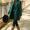 Green Faux Wool Notch Neck Coat 2 Green Faux Wool Notch Neck Coat -MIDI Clothing Shop web 90 a22ow008gn0037 143 rc 2