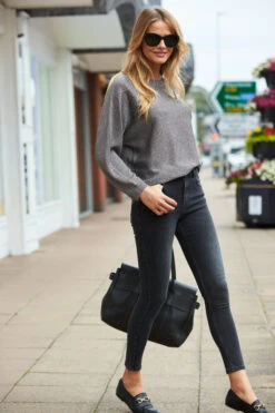 Charcoal Grey Perfect Skinny Jeans