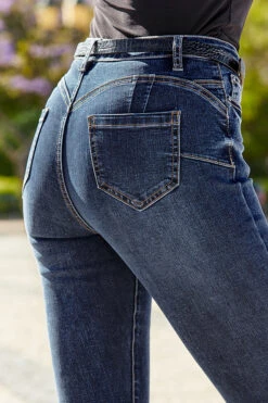 Dark Indigo Sculpting Skinny Jeans -MIDI Clothing Shop web s22 a20bd095io 1 indigo rt